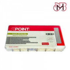 تیپ 400 عددی  ناخن طبیعی برند تو پوینت  2POINT