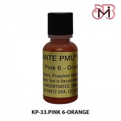 رنگ تاتو کی پی KP  رنگ تاتو کی پی نارنجی 33-PINK  6-ORANGE