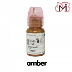 رنگ تاتو پرمابلند آمبر   15 میل PERMA BLEND Amber