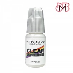 چسب اکستنشن مژه بی رنگ  برند بیسلش CLEAR BISLASH